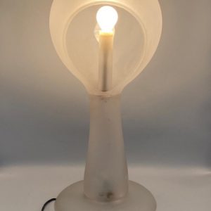 Belíssima Luminária Italiana em Vidro Artístico