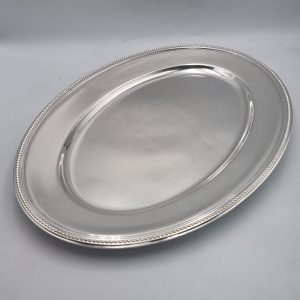Christofle Travessa Oval Perles. 45cm x 31cm