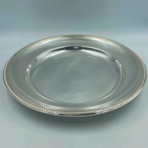Christofle Travessa Circular Perles. 33cm