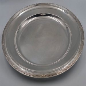 Christofle Travessa Circular Rubans. 41cm